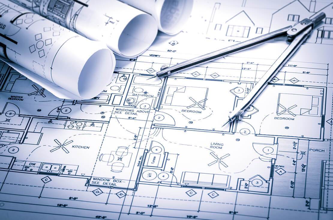 Construction planning drawings